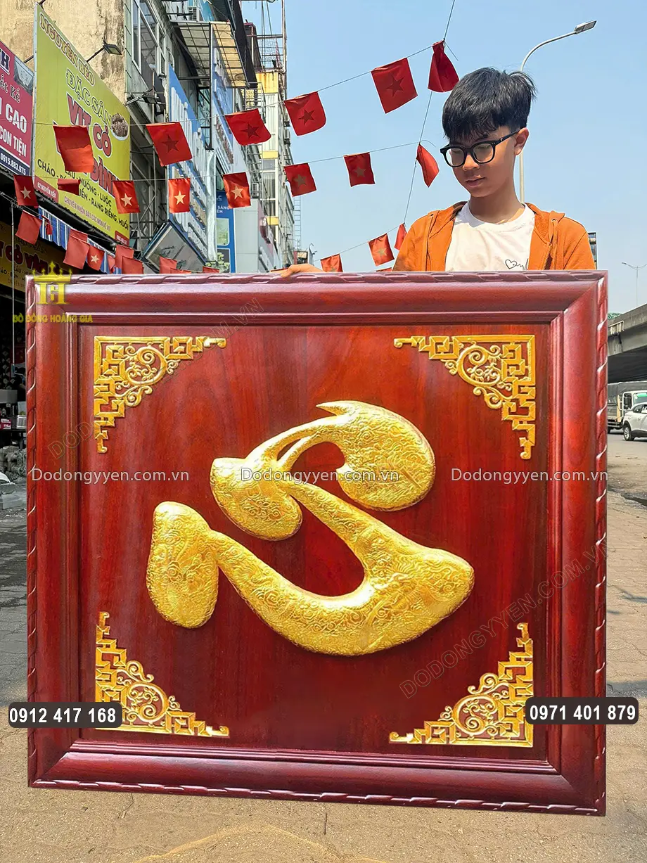 H&igrave;nh ảnh tứ linh Long - L&acirc;n - Quy - Phụng được chạm th&uacute;c sắc n&eacute;t